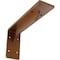 Ekena Millwork Embrey Steel Bracket, Hammered Copper 2"W x 8"D x 4 1/4"H BKTM02X08X04EBHCO - alternate 1
